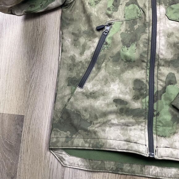 Browning Jacket Mens Small Camo Softshell Full Zip Hells Canyon Speed Hunting - Picture 4 of 14